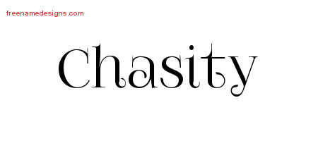 Vintage Name Tattoo Designs Chasity Free Download