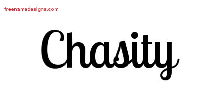 Handwritten Name Tattoo Designs Chasity Free Download