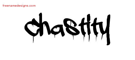 Graffiti Name Tattoo Designs Chastity Free Lettering