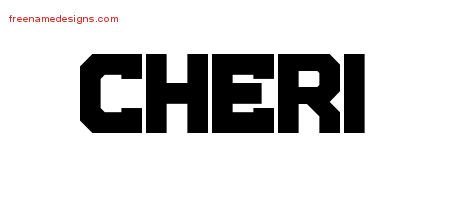 Titling Name Tattoo Designs Cheri Free Printout