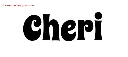 Groovy Name Tattoo Designs Cheri Free Lettering Groovy Name Tattoo Designs Cheri Free Lettering