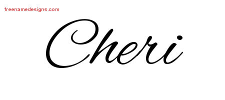Cursive Name Tattoo Designs Cheri Download Free