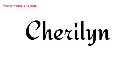 Calligraphic Stylish Name Tattoo Designs Cherilyn Download Free
