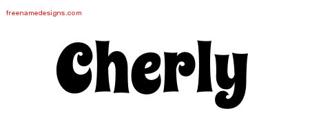 Groovy Name Tattoo Designs Cherly Free Lettering