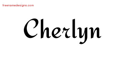 Calligraphic Stylish Name Tattoo Designs Cherlyn Download Free