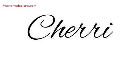 Cursive Name Tattoo Designs Cherri Download Free