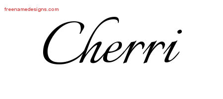 Calligraphic Name Tattoo Designs Cherri Download Free