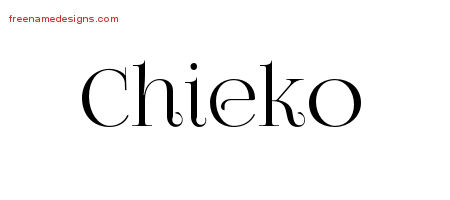 Vintage Name Tattoo Designs Chieko Free Download