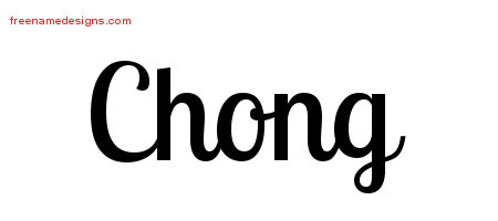 Handwritten Name Tattoo Designs Chong Free Download