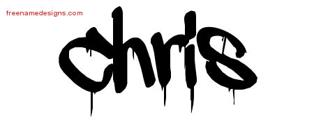 Graffiti Name Tattoo Designs Chris Free