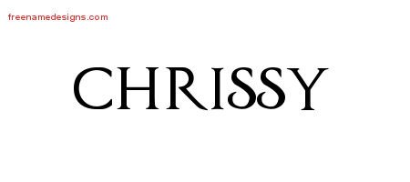 Regal Victorian Name Tattoo Designs Chrissy Graphic Download