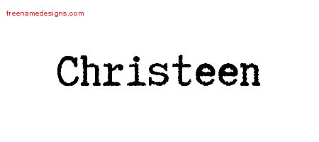 Typewriter Name Tattoo Designs Christeen Free Download