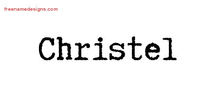 Typewriter Name Tattoo Designs Christel Free Download