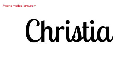 Handwritten Name Tattoo Designs Christia Free Download