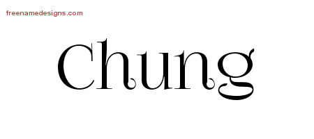 Vintage Name Tattoo Designs Chung Free Download