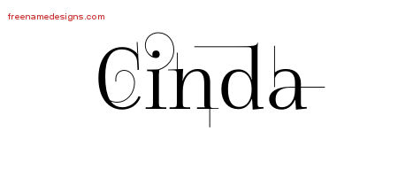 Decorated Name Tattoo Designs Cinda Free