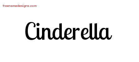 Handwritten Name Tattoo Designs Cinderella Free Download