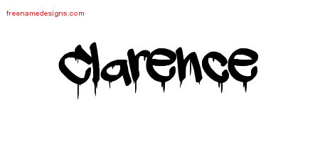 Graffiti Name Tattoo Designs Clarence Free