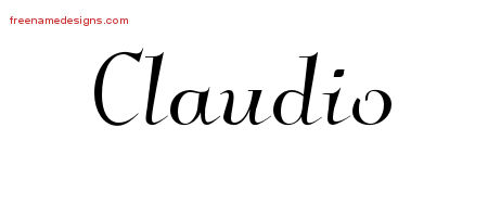 Elegant Name Tattoo Designs Claudio Download Free