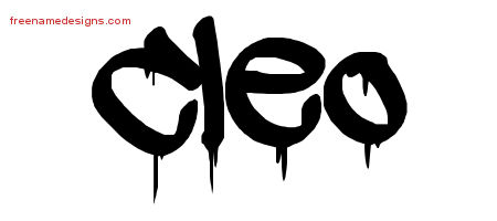 Graffiti Name Tattoo Designs Cleo Free Lettering