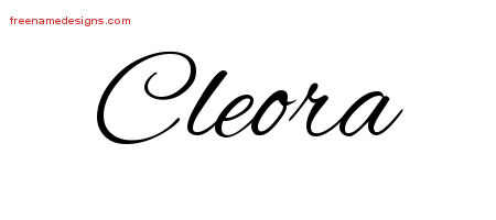 Cursive Name Tattoo Designs Cleora Download Free