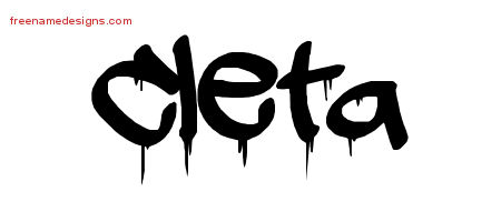 Graffiti Name Tattoo Designs Cleta Free Lettering