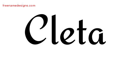 Calligraphic Stylish Name Tattoo Designs Cleta Download Free