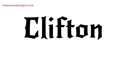 Gothic Name Tattoo Designs Clifton Download Free