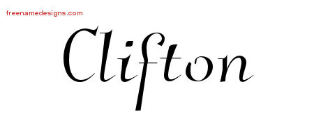 Elegant Name Tattoo Designs Clifton Download Free