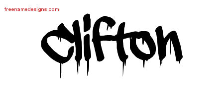 Graffiti Name Tattoo Designs Clifton Free