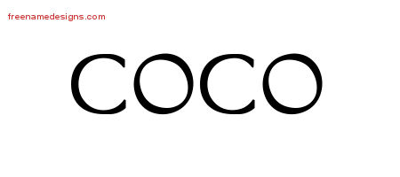 Regal Victorian Name Tattoo Designs Coco Graphic Download