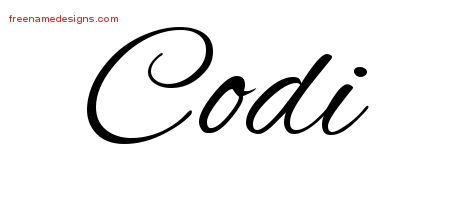 Cursive Name Tattoo Designs Codi Download Free