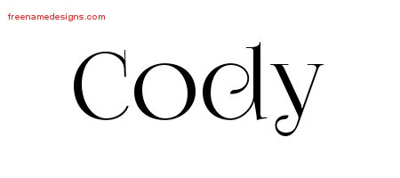 Vintage Name Tattoo Designs Cody Free Printout
