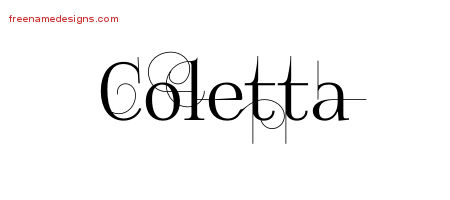 Decorated Name Tattoo Designs Coletta Free