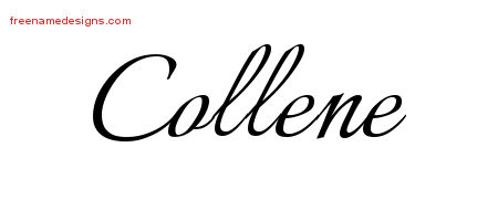 Calligraphic Name Tattoo Designs Collene Download Free