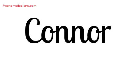 Handwritten Name Tattoo Designs Connor Free Printout