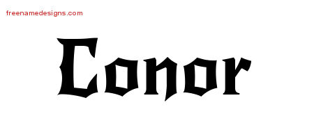 Gothic Name Tattoo Designs Conor Download Free