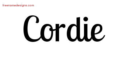 Handwritten Name Tattoo Designs Cordie Free Download