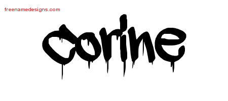 Graffiti Name Tattoo Designs Corine Free Lettering