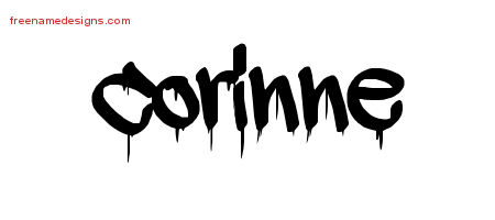Graffiti Name Tattoo Designs Corinne Free Lettering