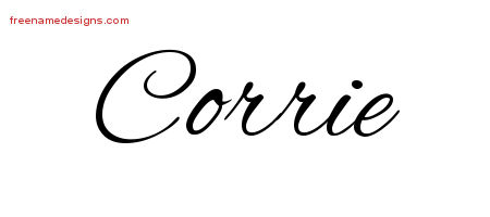 Cursive Name Tattoo Designs Corrie Download Free