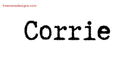 Typewriter Name Tattoo Designs Corrie Free Download