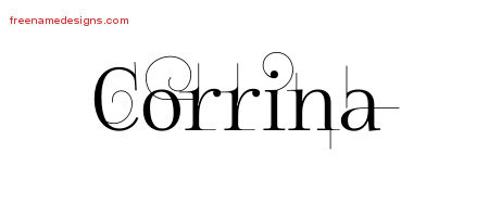 Decorated Name Tattoo Designs Corrina Free