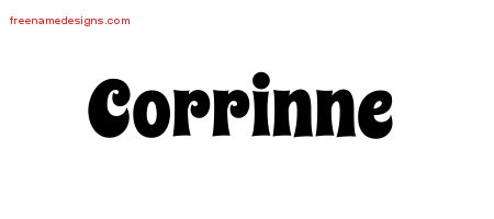 Groovy Name Tattoo Designs Corrinne Free Lettering