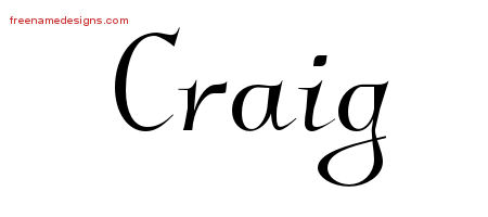 Elegant Name Tattoo Designs Craig Download Free