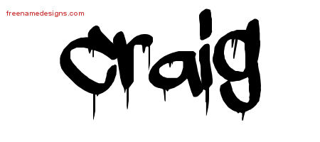 Graffiti Name Tattoo Designs Craig Free