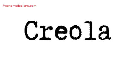Typewriter Name Tattoo Designs Creola Free Download