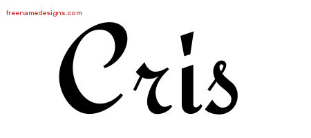 Calligraphic Stylish Name Tattoo Designs Cris Download Free