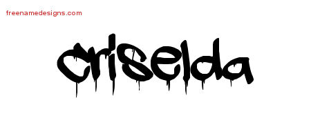 Graffiti Name Tattoo Designs Criselda Free Lettering