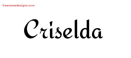 Calligraphic Stylish Name Tattoo Designs Criselda Download Free